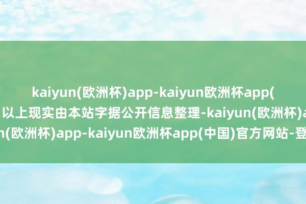 kaiyun(欧洲杯)app-kaiyun欧洲杯app(中国)官方网站-登录入口以上现实由本站字据公开信息整理-kaiyun(欧洲杯)app-kaiyun欧洲杯app(中国)官方网站-登录入口