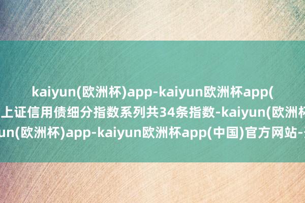 kaiyun(欧洲杯)app-kaiyun欧洲杯app(中国)官方网站-登录入口上证信用债细分指数系列共34条指数-kaiyun(欧洲杯)app-kaiyun欧洲杯app(中国)官方网站-登录入口